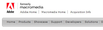 formerly macromedia...