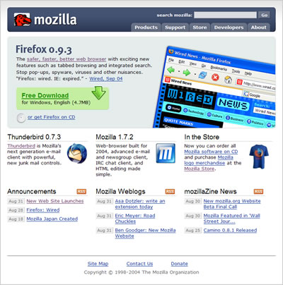 Mozilla Redesign