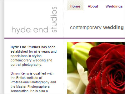 Hyde-end Studios Website